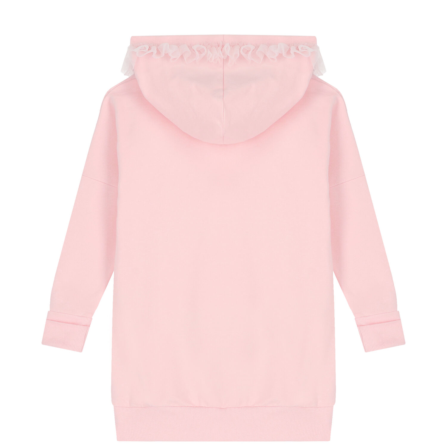 Girls Pink Mouse Hooded Dress, 1, hi-res image number null